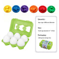 Egg Shape Matching Toy – Color and Shape Learning Puzzle