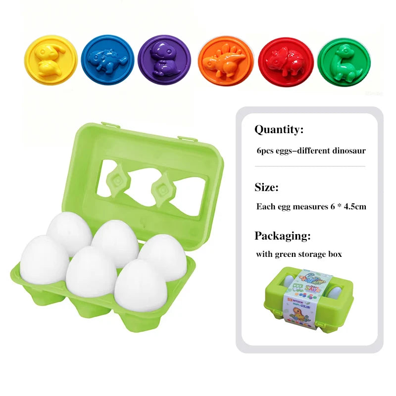Egg Shape Matching Toy – Color and Shape Learning Puzzle