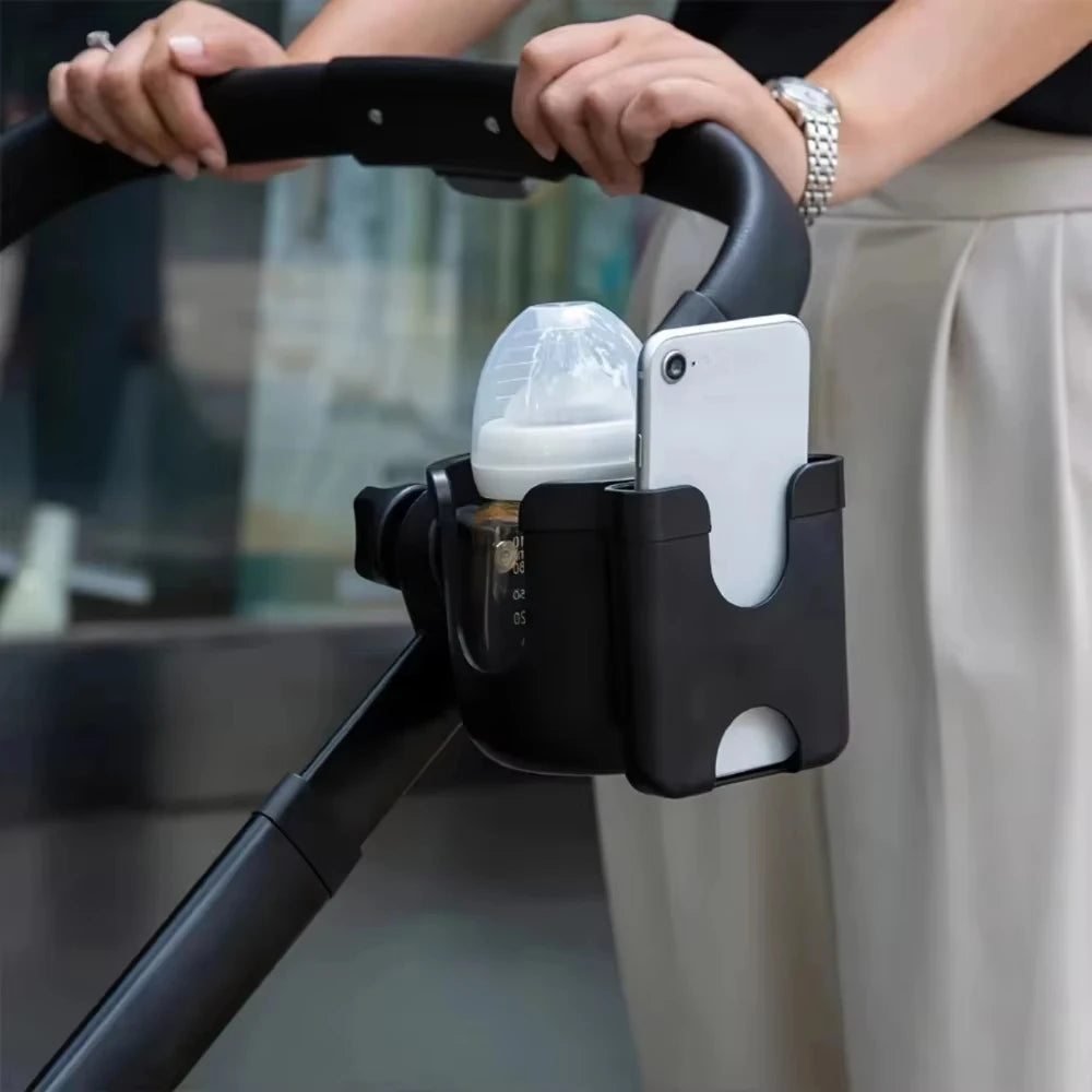 Stroller Cup Holder – Bottle and Phone Holder