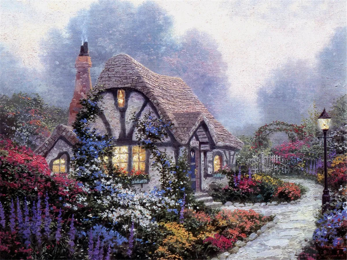 500 Piece City Jigsaw Puzzle – Vintage Street Landscape
