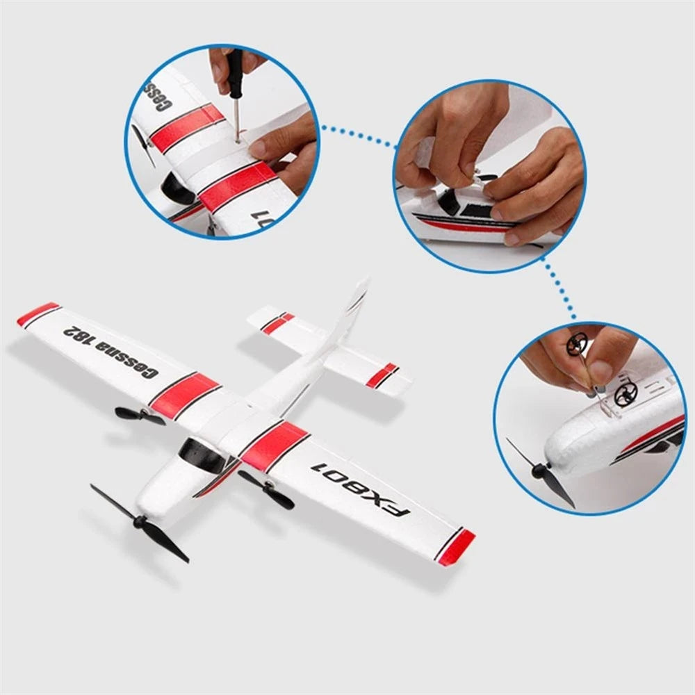 FX801 RC Foam Airplane – 2.4GHz Beginner Remote Control Plane