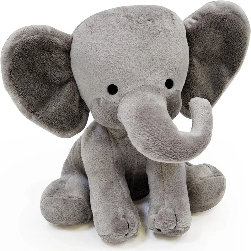 Gray Elephant Plush Toy – 25cm Soft Stuffed Animal Pillow