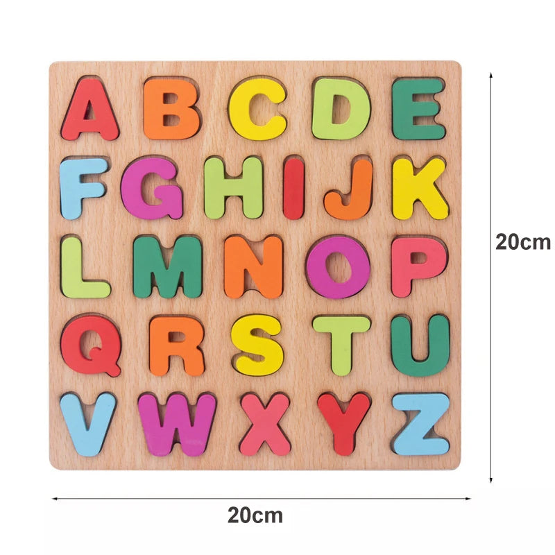 Montessori Wooden Puzzle Educational Shape Matching Toy