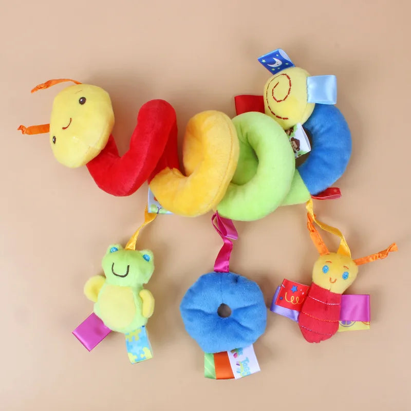 Baby Spiral Stroller Toy – Hanging Rattle for Infants