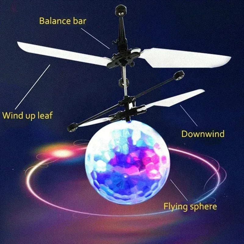 Luminous Flying Ball – Infrared Gesture-Controlled Toy