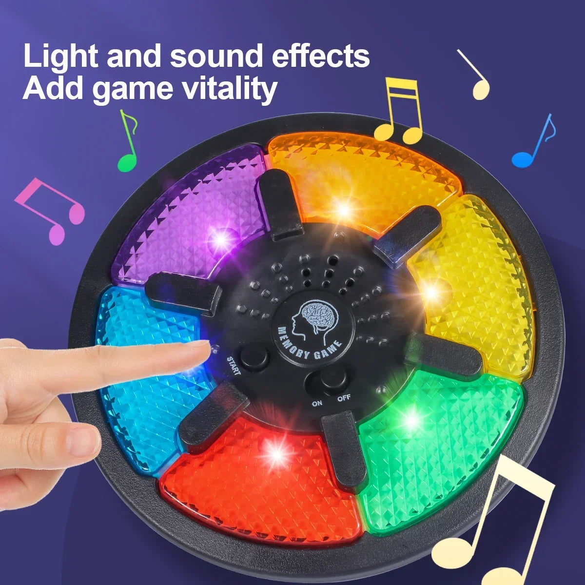 Electronic Memory Game for Kids with Lights and Sounds