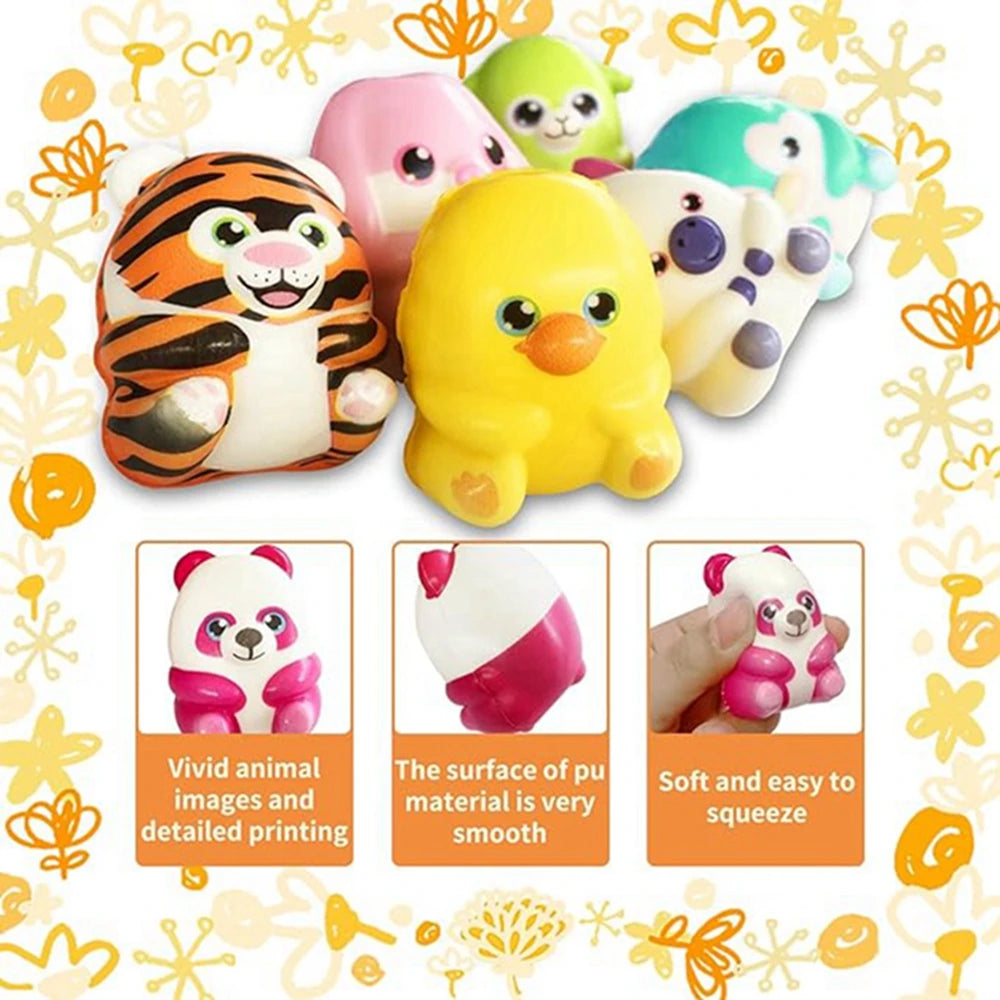 Mini Slow Rising Squishy Toys 6 or 12 Pack Kawaii Fidgets
