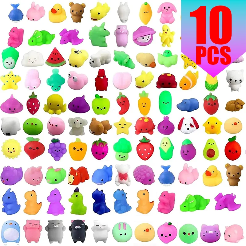 Mini Mochi Squishy Toys | Kawaii Fidget Party Favors