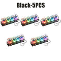 Light Up Keyboard Keychain Clickable Button LED Fidget Toy