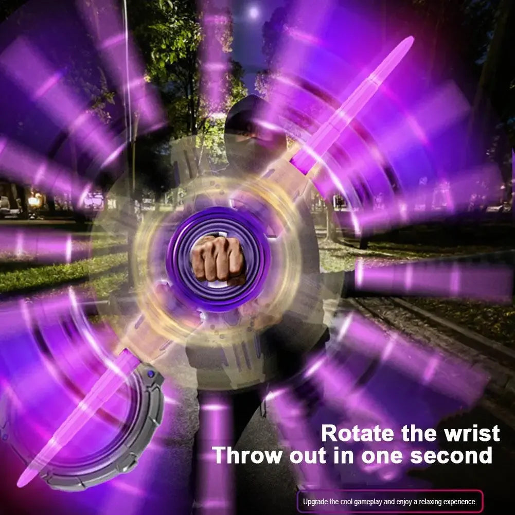 LED Light Up Sword Toy – Multicolor Rotating Light Sword
