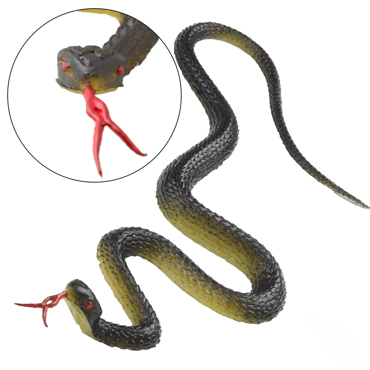 45cm Realistic Fake Snake Prank Prop for Halloween
