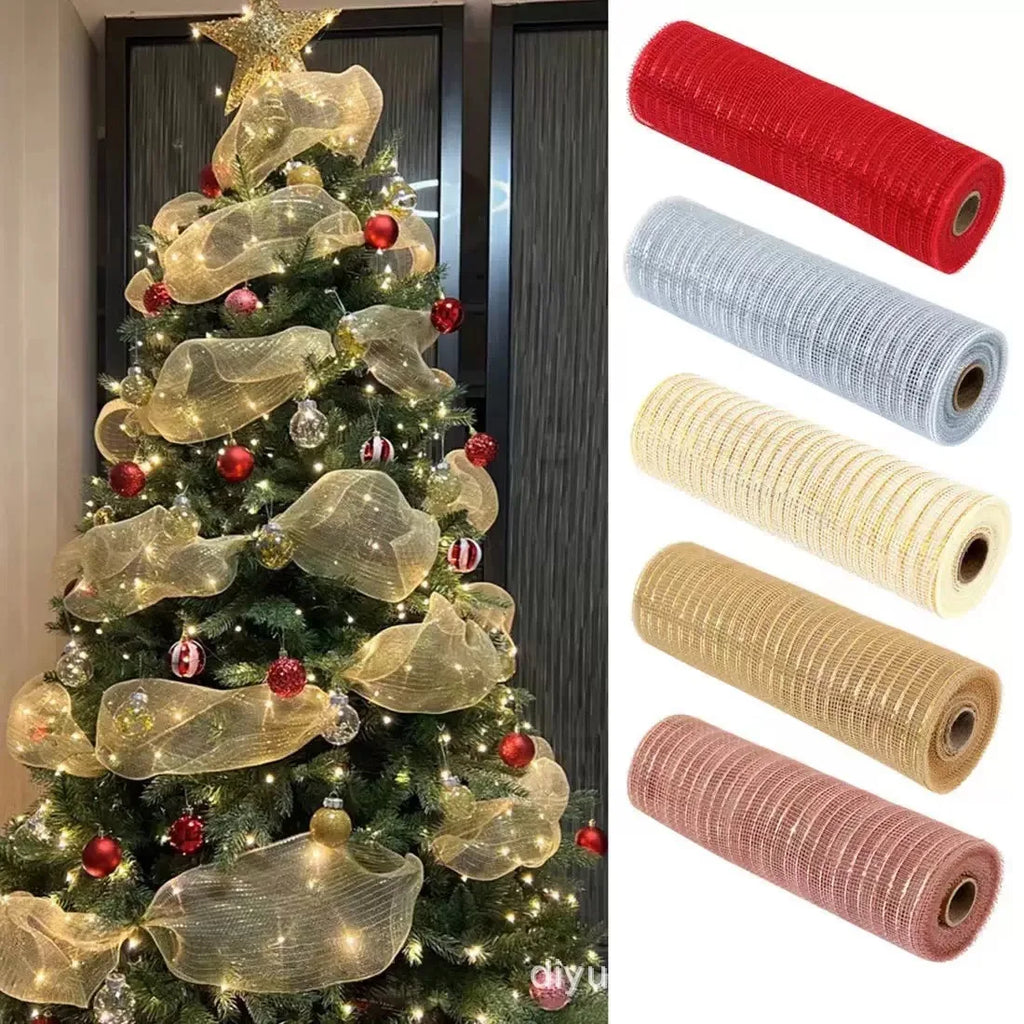Christmas Tree Ribbon Merry Christmas Christmas Tree Decoration
