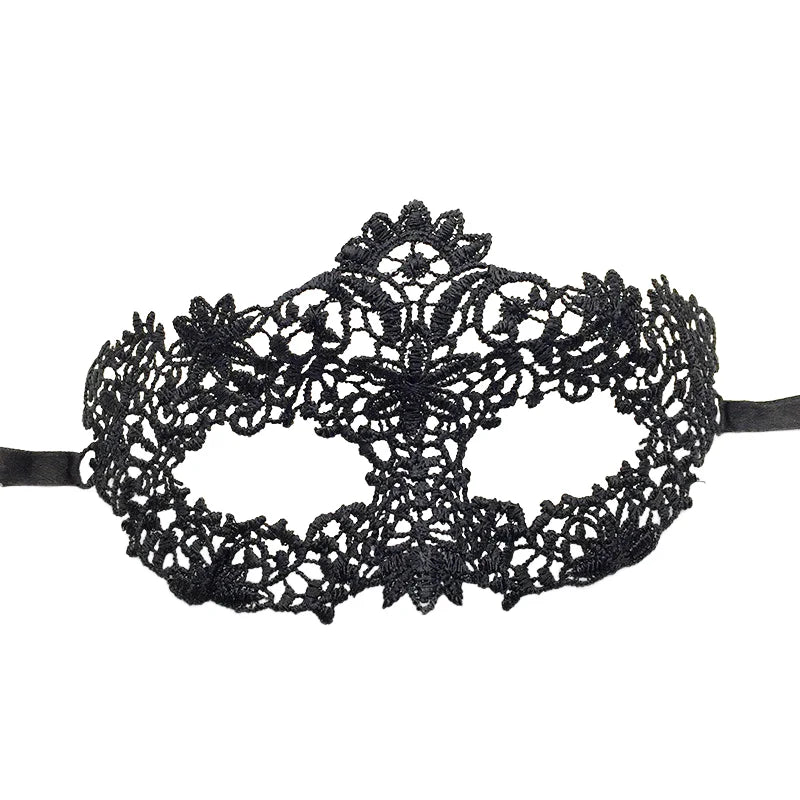 Black Lace Masquerade Mask – Venetian Eye Mask