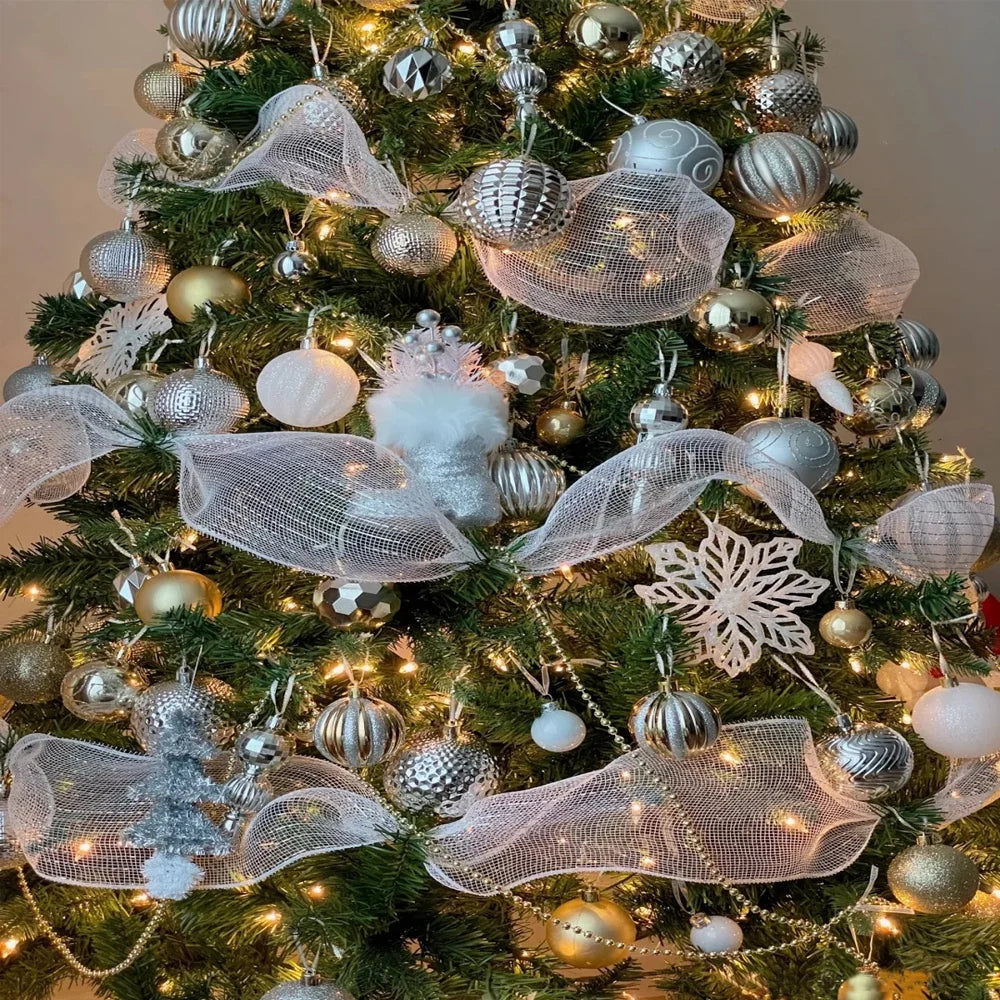 Christmas Tree Ribbon Merry Christmas Christmas Tree Decoration