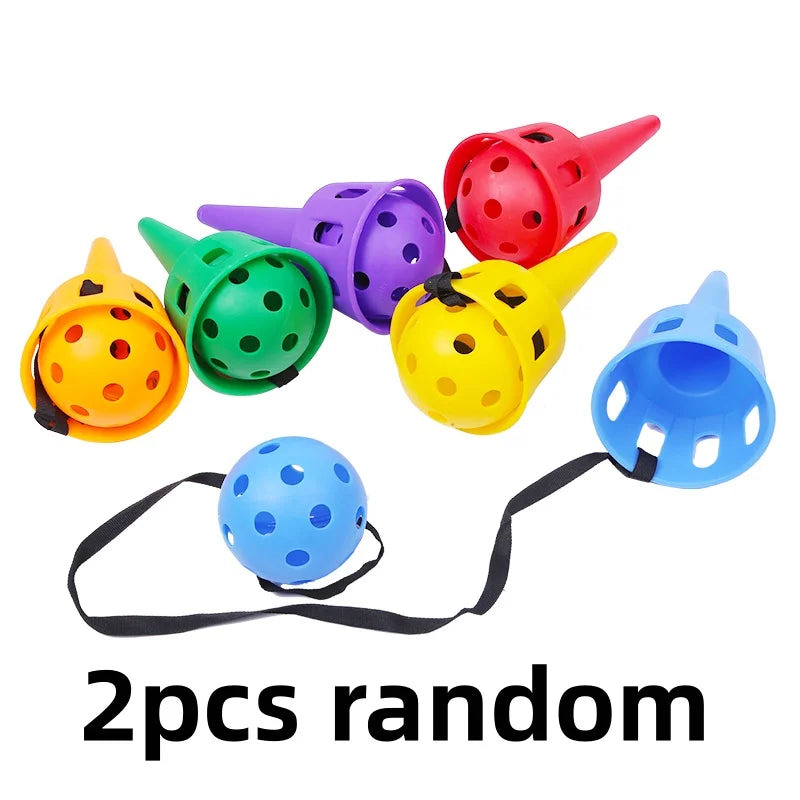 Throw and Catch Ball Game Set Outdoor Catching Toy