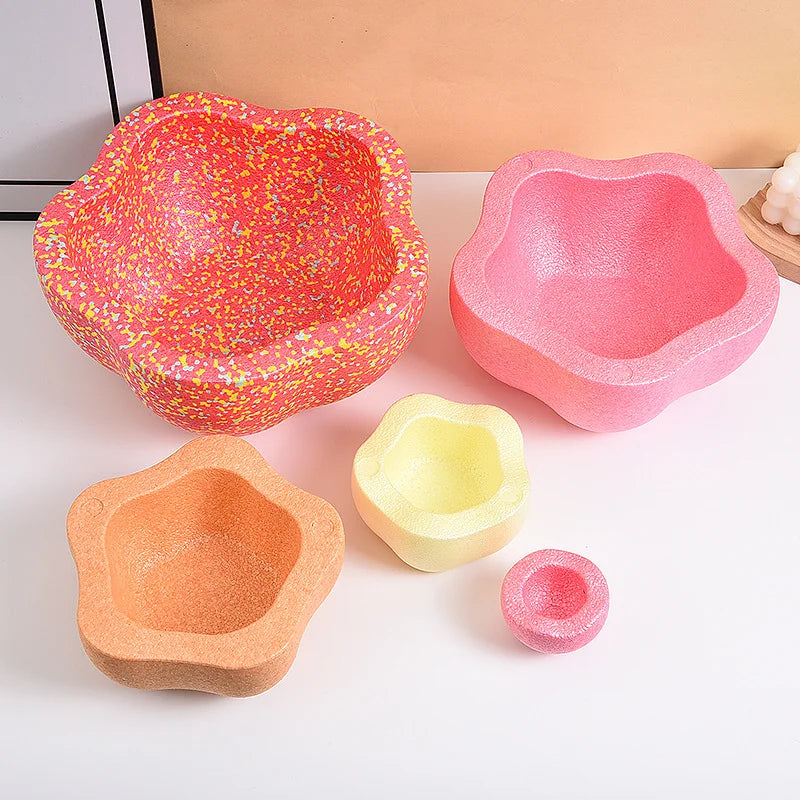 Kids Balance Stepping Stones – 5-Piece Foam Set