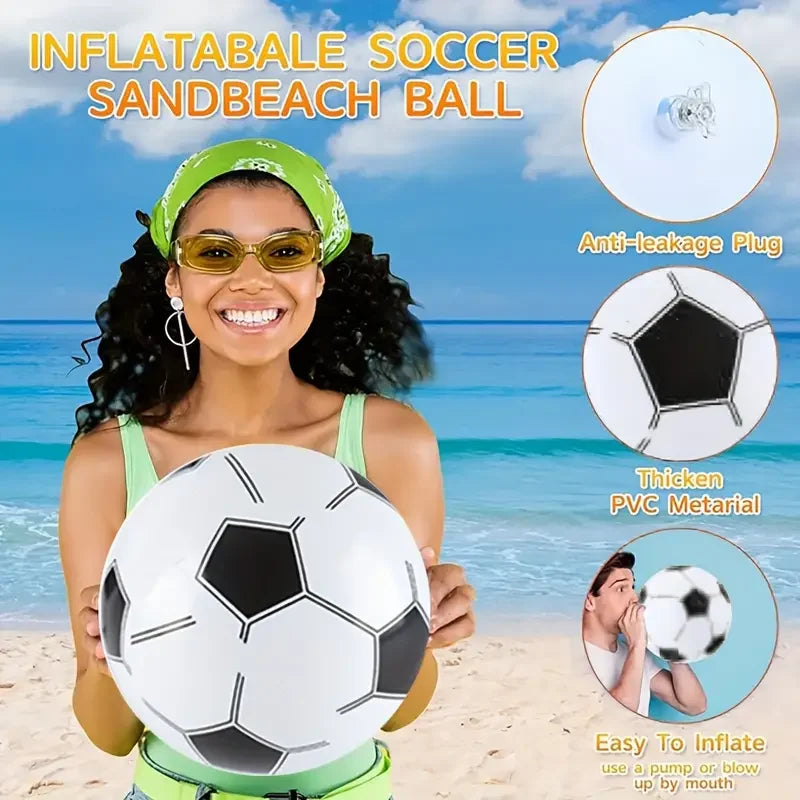 Inflatable Sports Ball – PVC Pool & Beach Toy