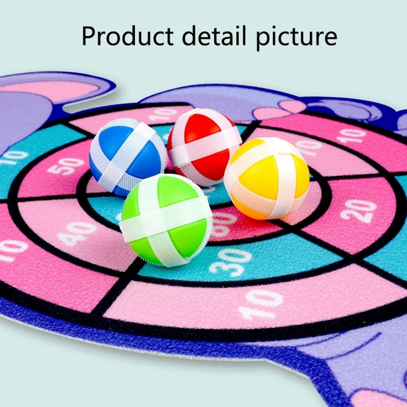 Sticky Ball Dart Board – Kids Indoor Target Game