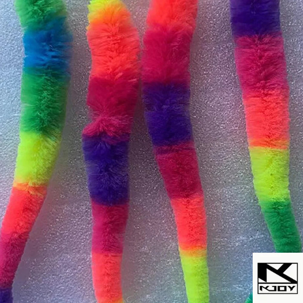 KKJoy Interactive Cat Toy - Color Caterpillar with Elastic Bouncing Ball Teasing Indoor Puzzle for Cats Pet Supplies