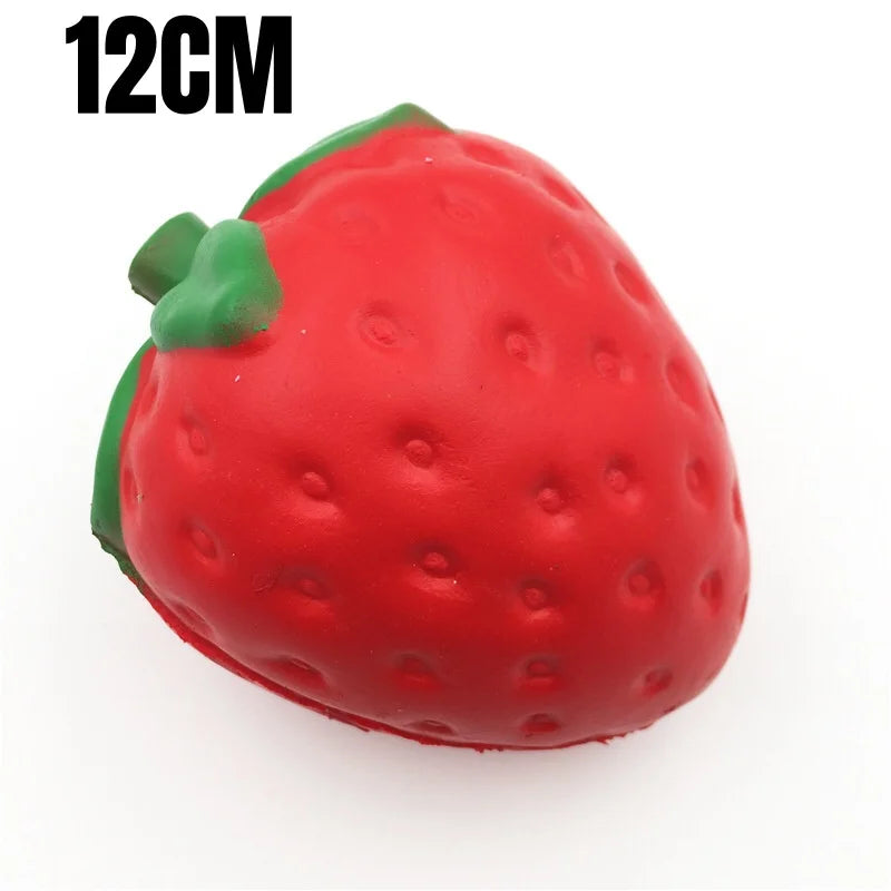 Giant Strawberry Squishy Toy Slow Rising Fruit Fidget