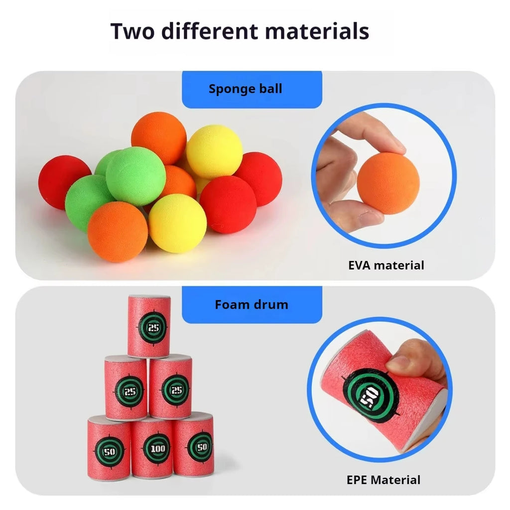 Sticky Ball Dart Board – Kids Target Shooting Game Set