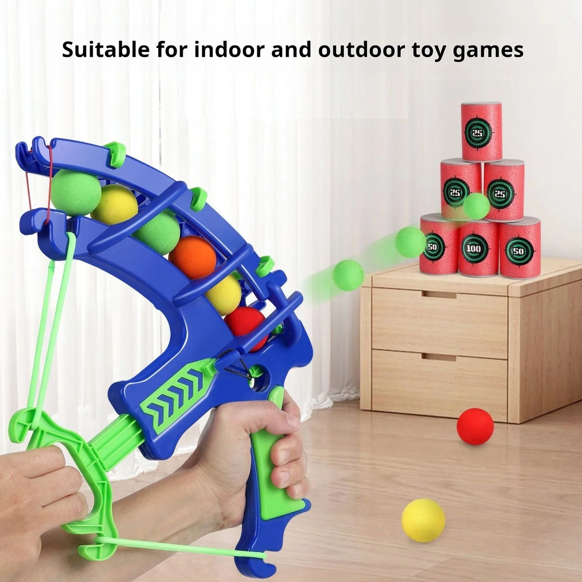 Sticky Ball Dart Board – Kids Indoor & Outdoor Target Game