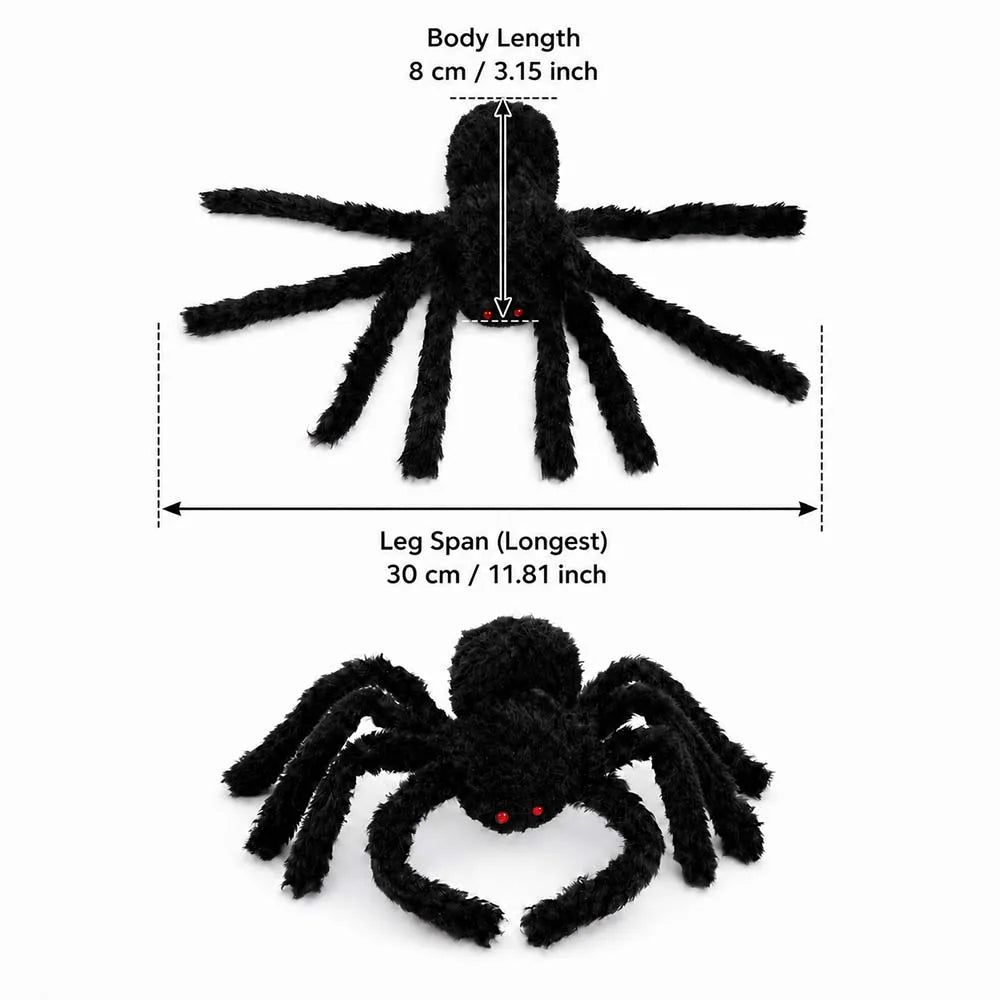 Giant Black Spider Halloween Decoration for Yard & Haunted House