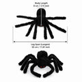 Giant Black Spider Halloween Decoration for Yard & Haunted House