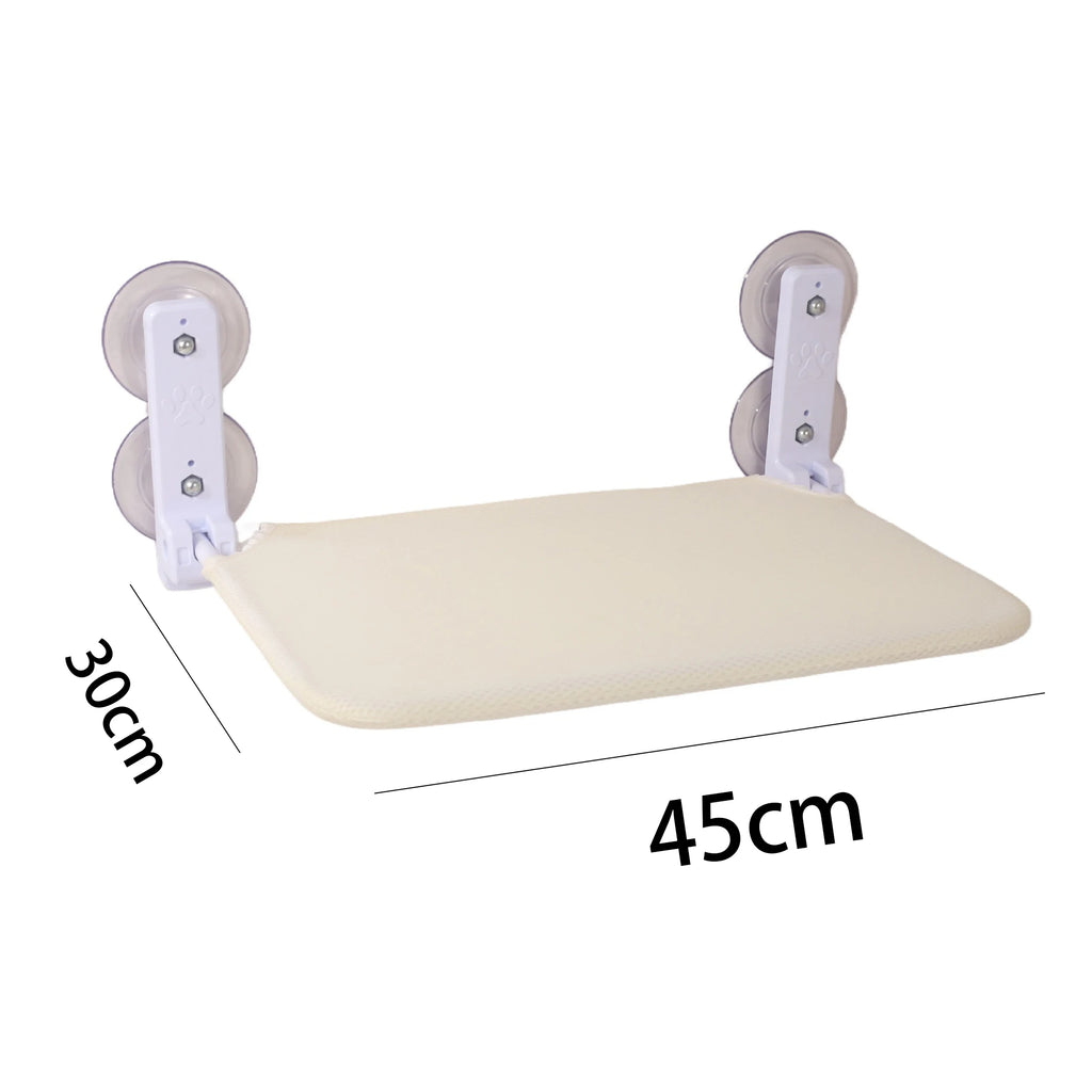 Cat Hammock Foldable Window Suction Cup Hanging Nest, Cat Sunbathing Hanging Bed, Wall Mounted Cat Climbing Frame, Cat Hammock