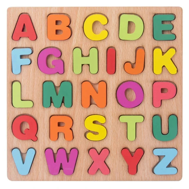 Wooden Tangram Puzzle – Geometric Shape Assembly Board