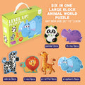 Educational Animal Puzzle Kids Jigsaw Shape Matching Toy