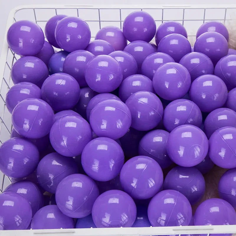 50 Pack Ball Pit Balls – Colorful Plastic Play Balls