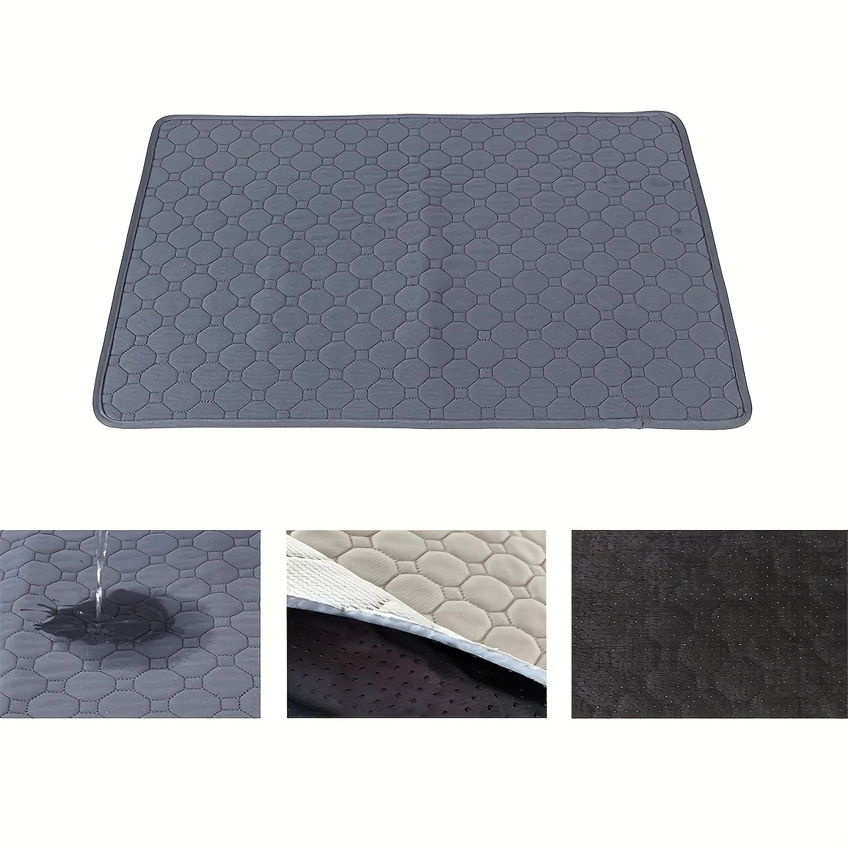 Dog Pee Pad Reusable Washable Dog Urine Mat Car Seat Floor Sofa Waterproof Absorbent Puppy Cat Training Diaper Mat Pet Supplies