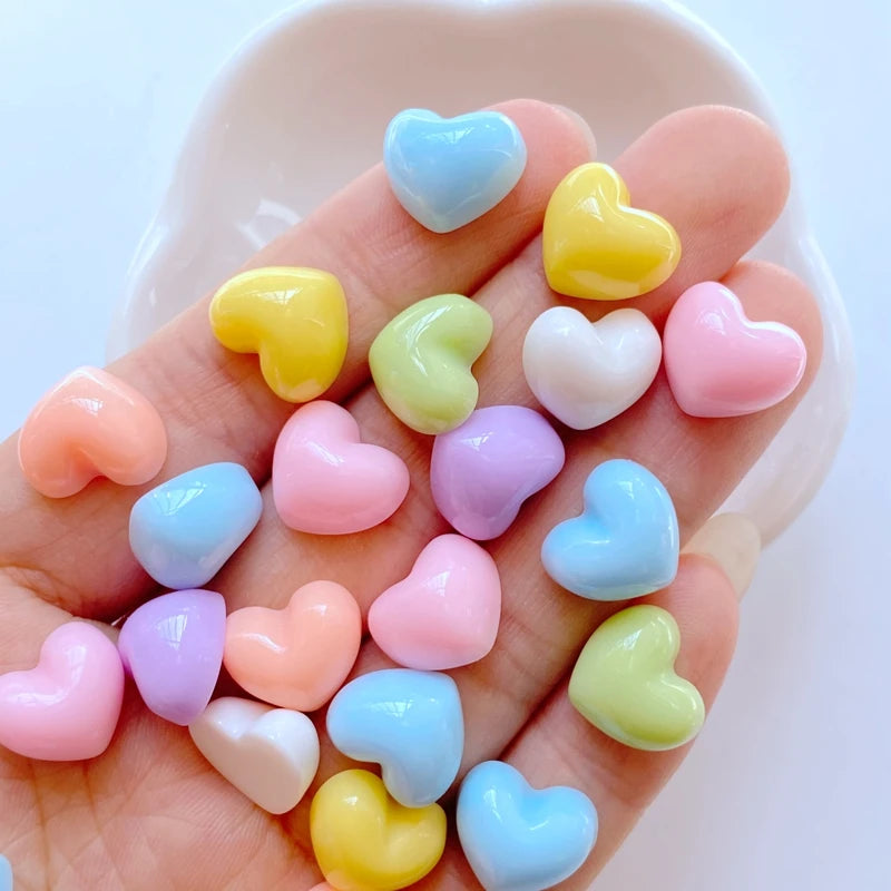 Resin Cabochons – Mini Flat Back Craft Decorations, 30 Pcs