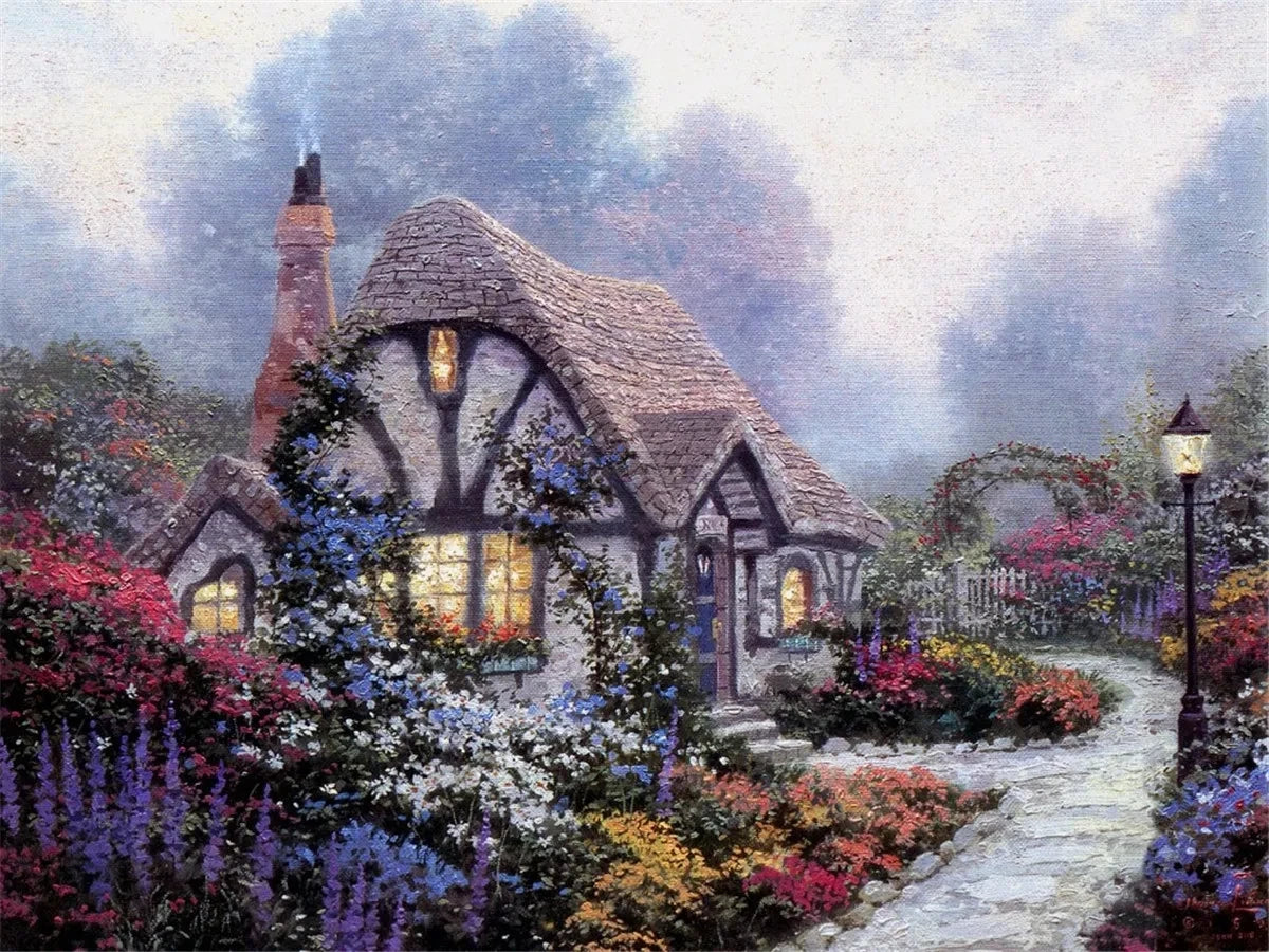 Landscape Jigsaw Puzzle 500 Piece Adult Art Paper Puzzle