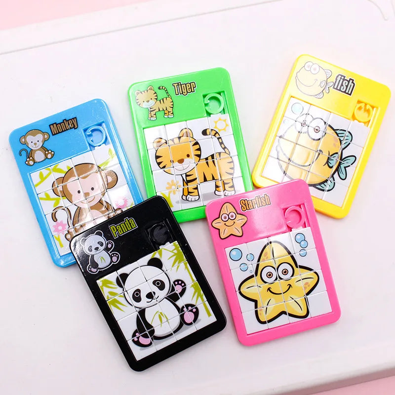 Animal Slide Puzzle – 6pcs Number Sliding Puzzle Toy