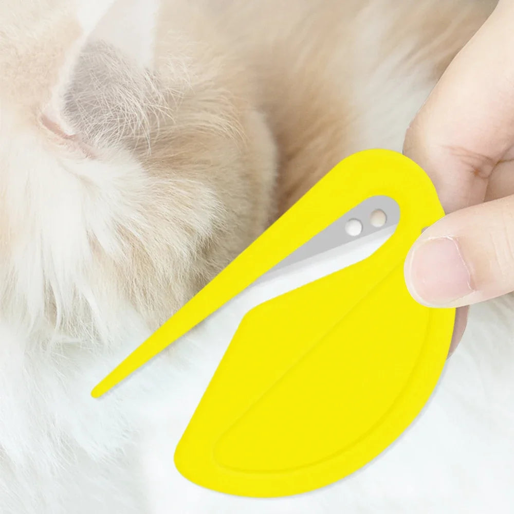 Pet Dematting Comb for Dogs – Metal Hair Knot Remover