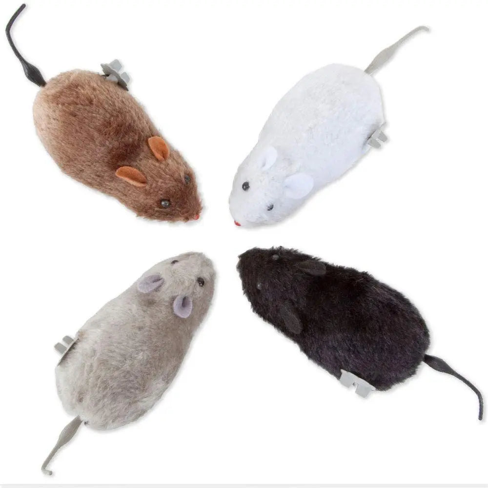 Plush Mouse Cat Toy – Realistic Rat Pet Toy