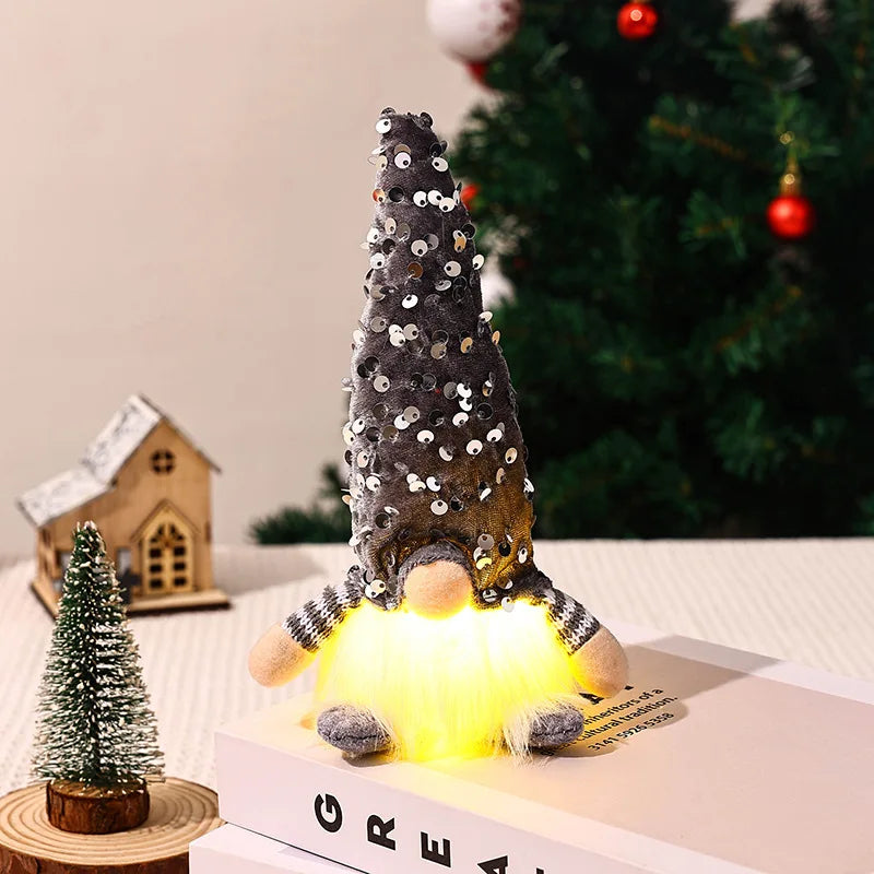 Christmas Gnome Night Light LED Faceless Holiday Decoration