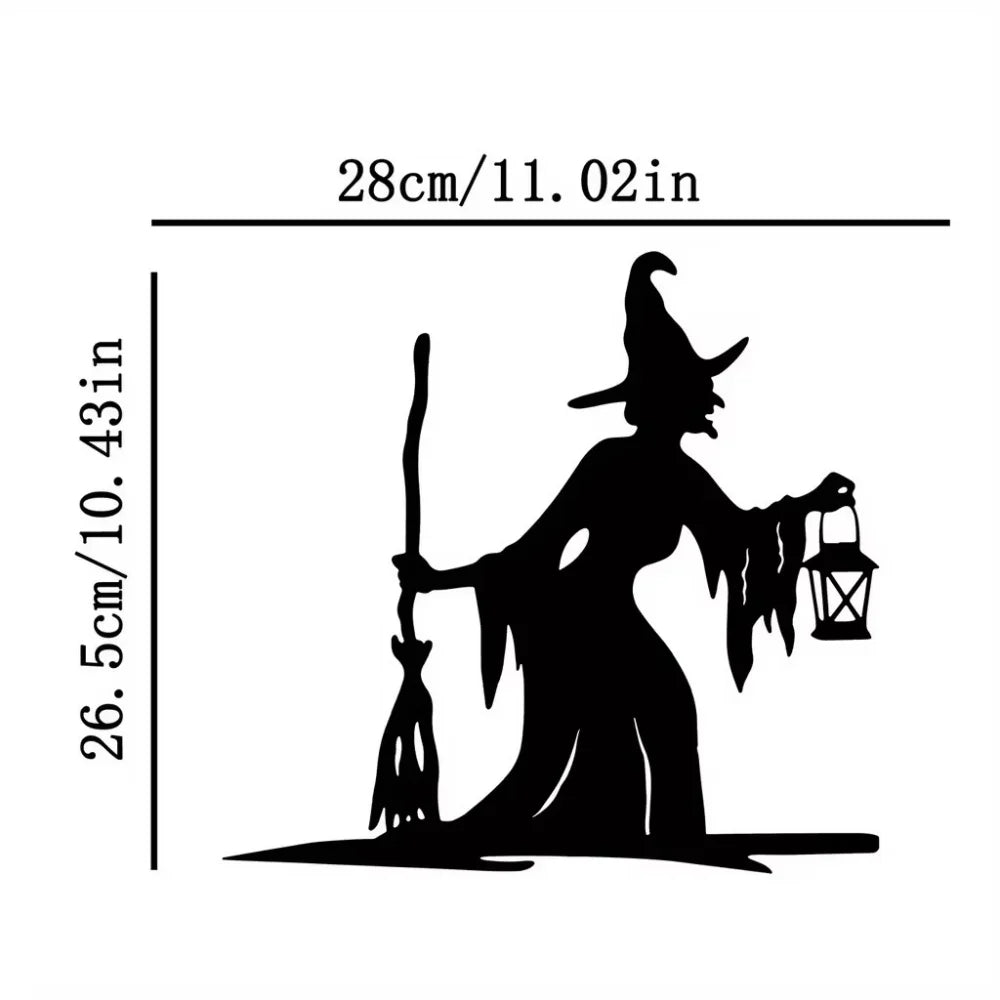 Halloween Metal Trick-or-Treat Sign with Pumpkin Monster Design