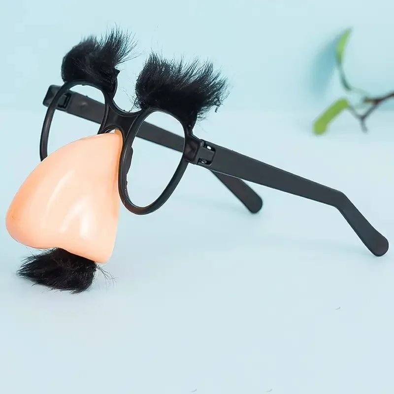 Halloween Costume Glasses with Nose Beard & Eyelashes