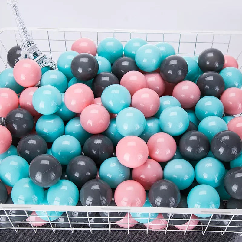 50 Pack Ball Pit Balls – Colorful Plastic Play Balls