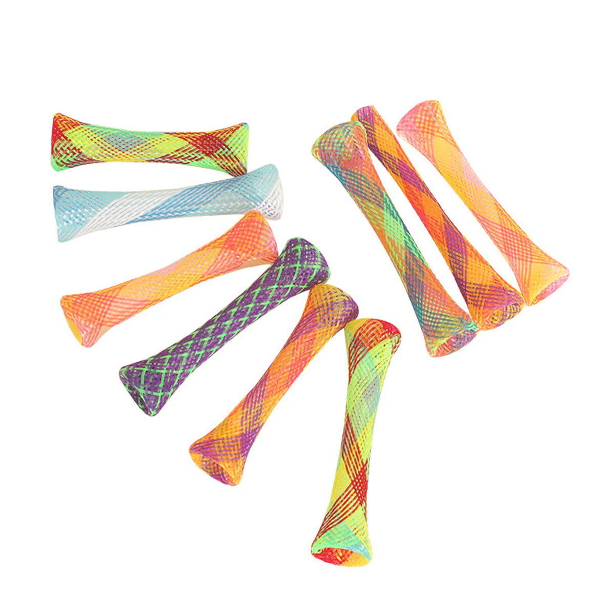 Cat Folding Spring Shape Colorful Toy Interactive Tear Stick Stuff for Cats Toys Pets Accessories Pet Catlove Kitten Things Home