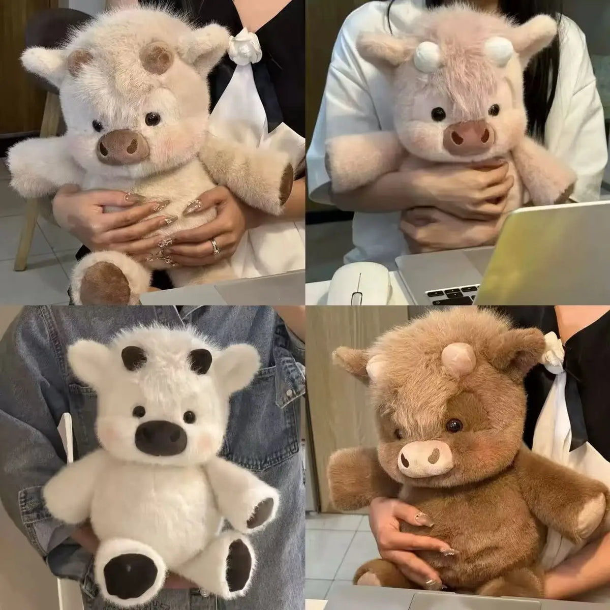 17.7-Inch Pig Plush Pillow, Soft Stuffed Animal for Cuddling