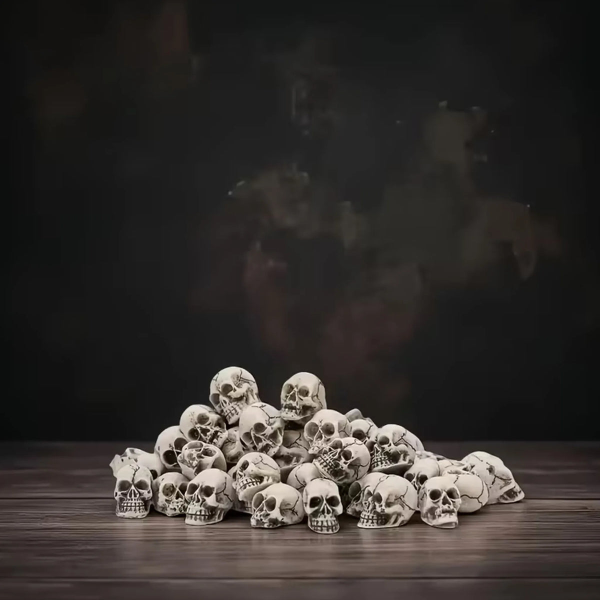 Mini Skull Decorations – 20-Piece Halloween Flower Pot Set