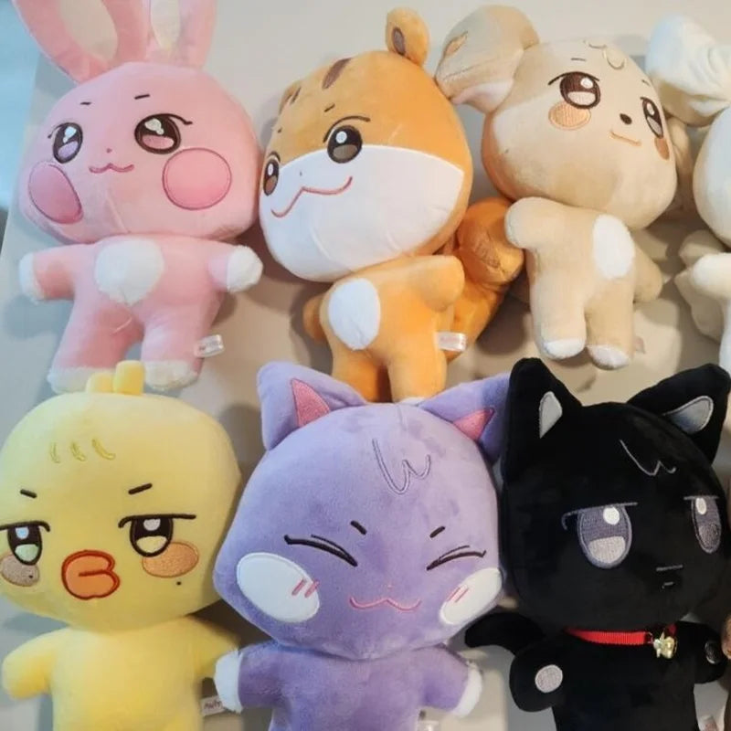 K-Pop Character Plush Toy, Cute Short Plush Stuffed Animal