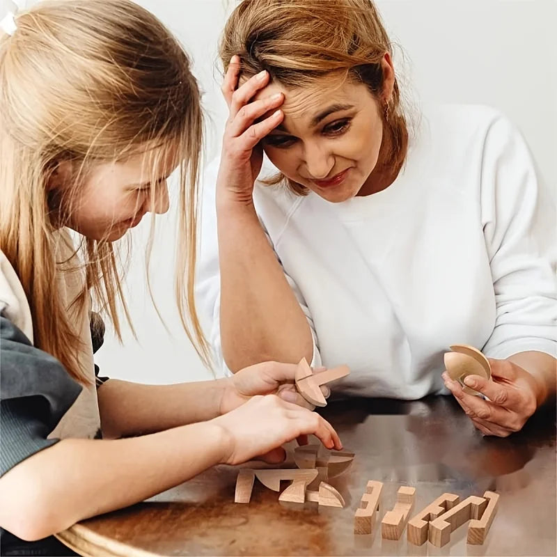 Wooden Puzzle Ball Brain Teaser for Adults and Teens