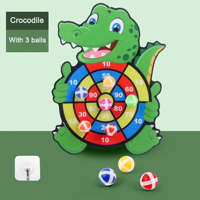 Sticky Ball Dart Board – Kids Indoor Target Game