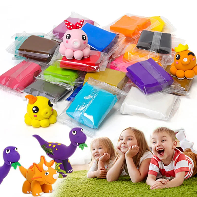Air Dry Clay Set for Kids with Sculpting Tools, 12–36 Colors