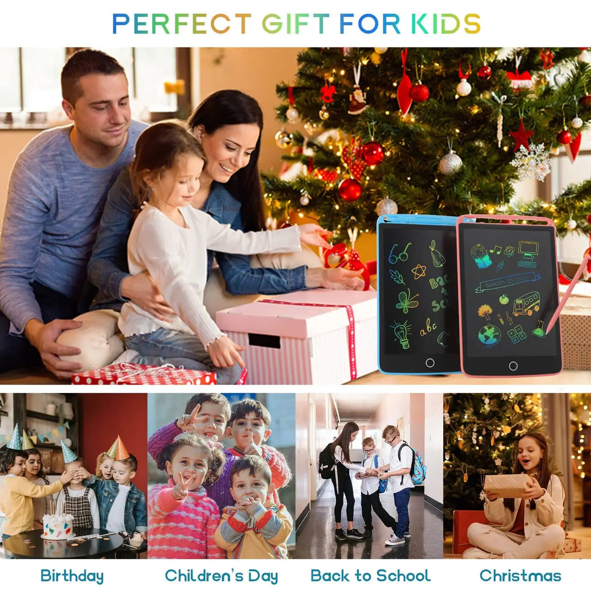 8.5-Inch LCD Writing Tablet – Reusable Kids Drawing Board